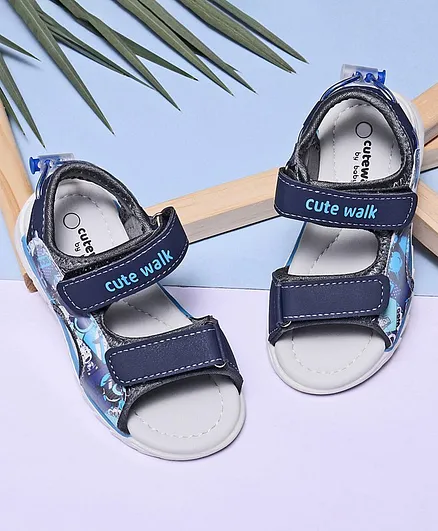 Cute Walk by Babyhug Sandals - Blue
