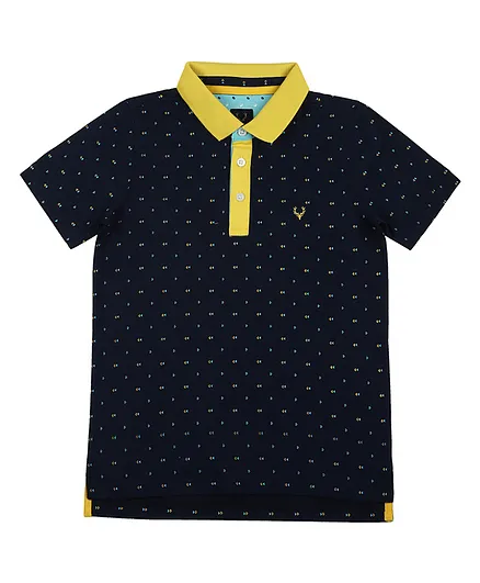 Allen Solly Juniors Half Sleeves Tee - Blue
