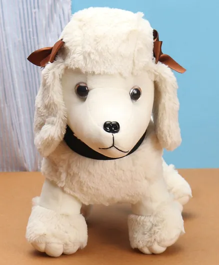 Poodle Dog Soft Toy Height 40 cm (Colour May Vary)