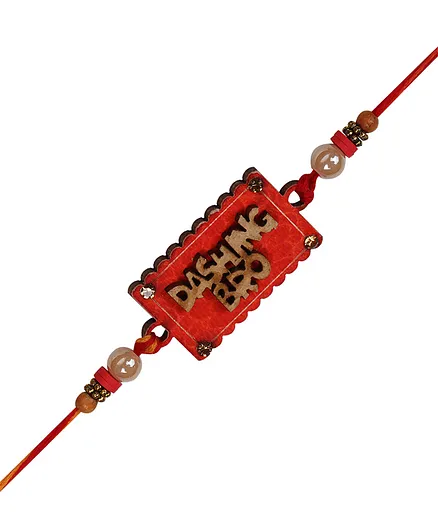 Arendelle Dashing Bro Design Rakhi - Red