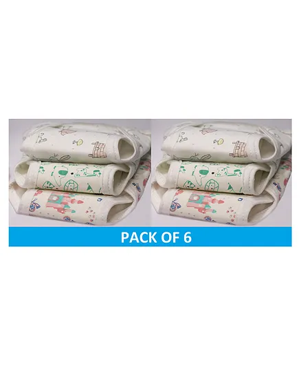 Lollipop Lane Cloth Diaper with Velcro Closure and Muslin Lining Extra Small - Pack of 6