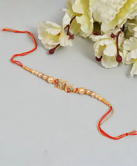 Little Palz Bro Printed Desinger Rakhi - Red
