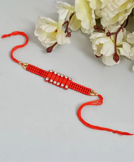 Little Palz Handmade Designer Rakhi - Red