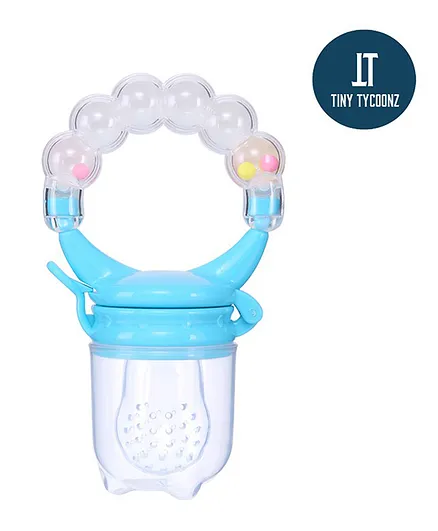 Tiny Tycoonz Silicone Fruit And Food Nibbler - Blue
