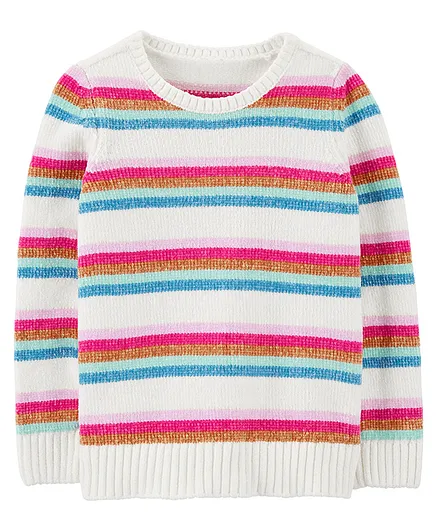 Carter's Striped Chenille Sweater - Multicolor