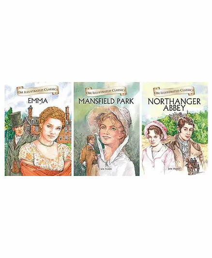 Emma, Mansfield Park, Northanger Abbey Story Books Pack of 3 - English