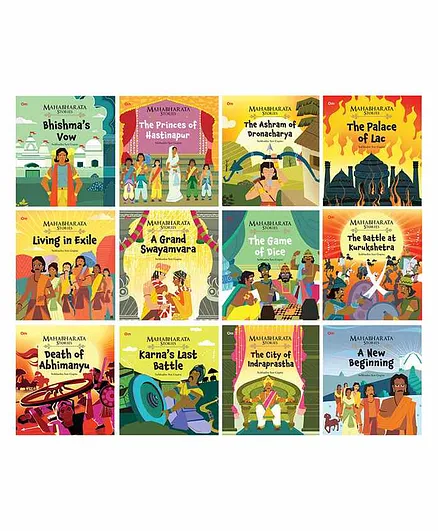 Mahabharata Stories Set of 12 - English