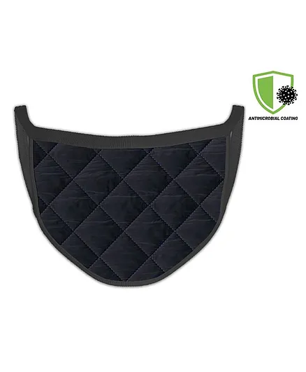 COCOON ORGANICS 5 Layer Ultra Safe Anti Microbial Fibre Fill Mask - Black