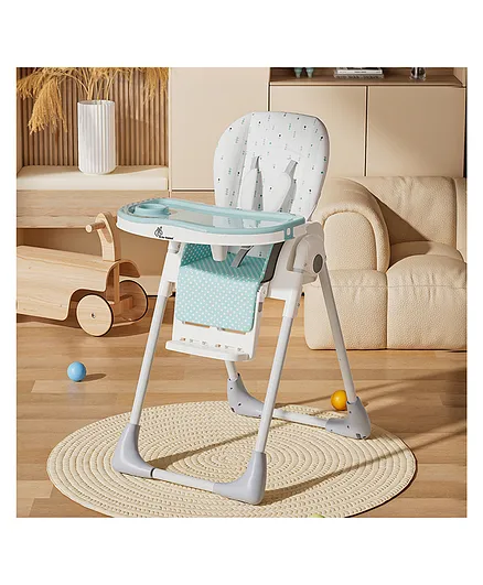 R for Rabbit Marshmallow Lite Highchair - Blue