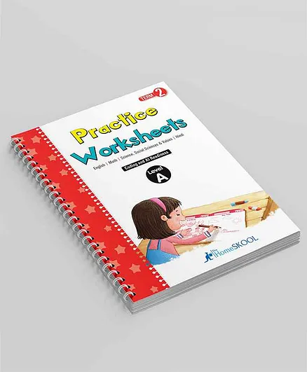 Practice Worksheets Term 2 Book - Hindi English