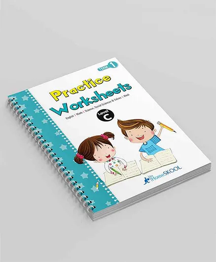 Practice Worksheets Level C Term 1 Book - English Hindi