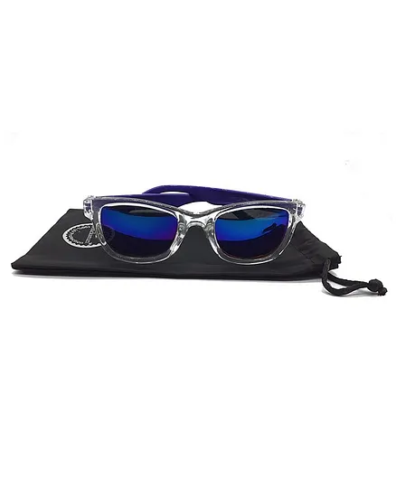 Glucksman Wayfarer Tinted Sunglasses With Case - Violet