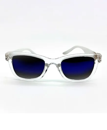 Glucksman Wayfarer Tinted Sunglasses With Case - White