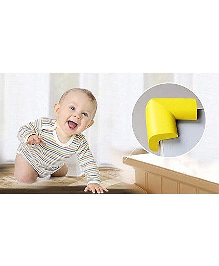 Kuhu Creations Foam Table Corner Protector - Yellow