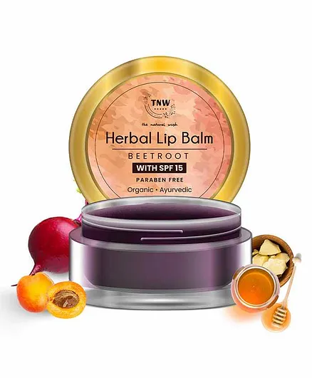 TNW- The Natural Wash Herbal Beetroot Lip Balm - 5 gm