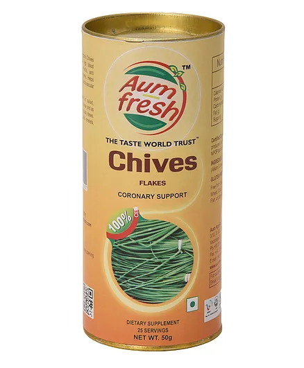 Aumfresh 100% Pure Chives Flakes - 50 gm