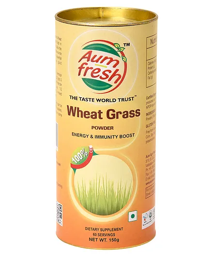 Aumfresh 100% Pure Wheat Grass Powder - 100 gm
