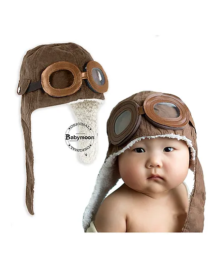Babymoon Pilot Avaitor Cap Hat Props - Diameter 25 cm