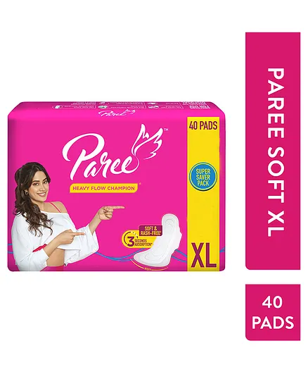 Paree Super soft & Dry XL Sanitary Napkins - 40 Pads
