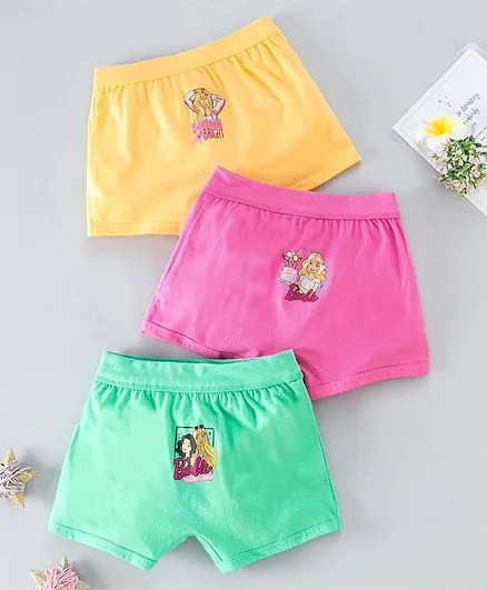 Red Rose Bloomers Pack of 3 - Pink Yellow Green