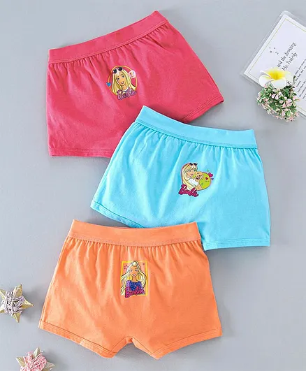 Red Rose Bloomers Pack of 3 - Pink Blue Orange