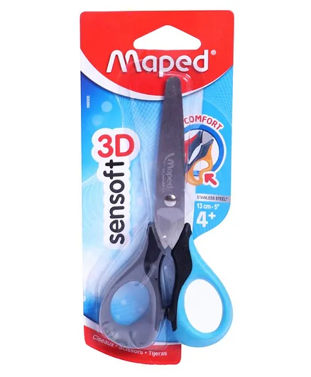 Maped Sensoft Scissors - Blue And Grey