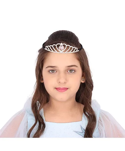 Cutecumber Studded Crown Design Hair Band - Black & Silver