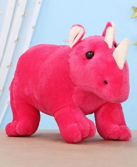 Funzoo Rhyno Soft Toy Red - Length 21 cm