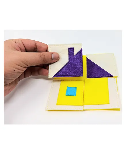 A&A Kreative Box Home Fabric Puzzle - Multicolour