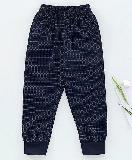Fido Full Length Printed Lounge Pant - Blue