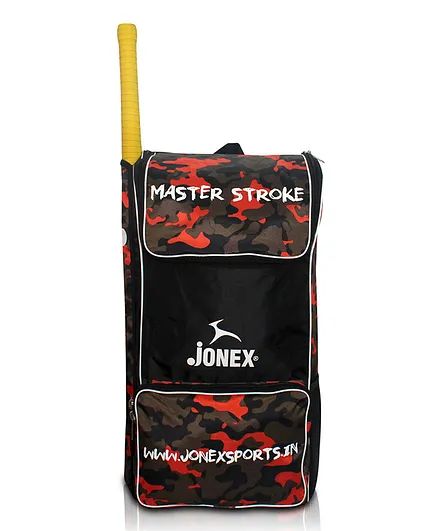 JJ Jonex Master Stroke Cricket Kit Bag - Orange Black