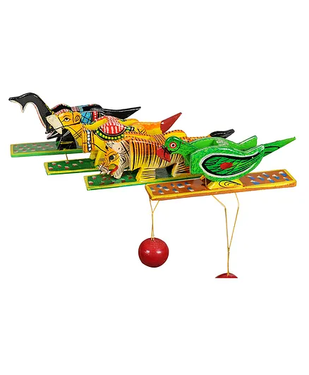 Crafts & Culture Wooden Revolving Latto (Assorted)