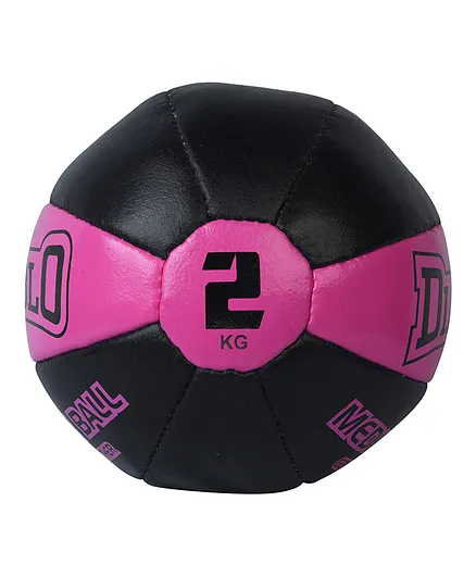 Diablo Leather Medicine Ball - Pink
