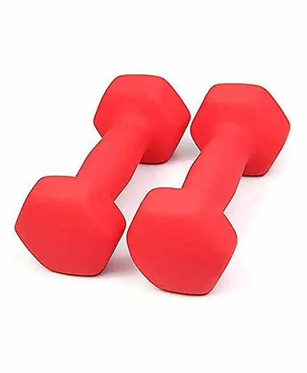 Diablo Neoprene 5 Kg Dumbbells - Red