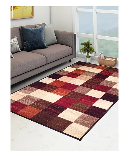Athom Trendz Anti Skid Carpet - Multicolour
