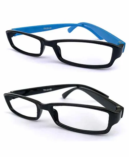 Kumsons Zero Power Anti Glare Glasses Pack Of 2 - Multicolor