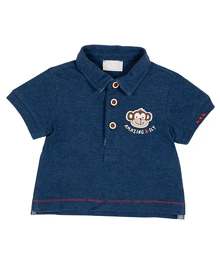 Chicco Half Sleeves Polo T-Shirt - Blue