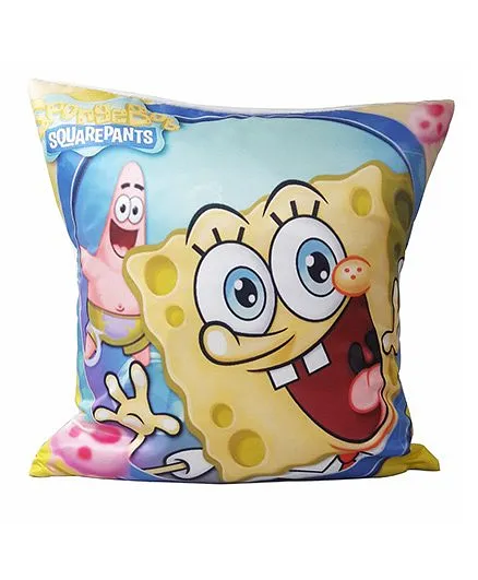 Sponge Bob Cushion Cover - Blue