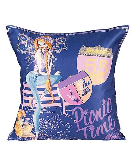 Winx Club Cushion Cover - Dark Blue