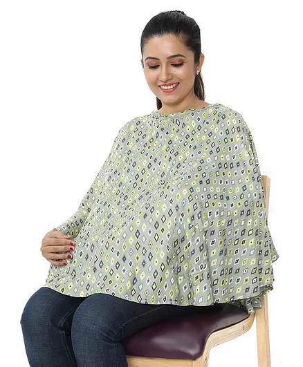 Grandma's Premium Nursing Cover - Green