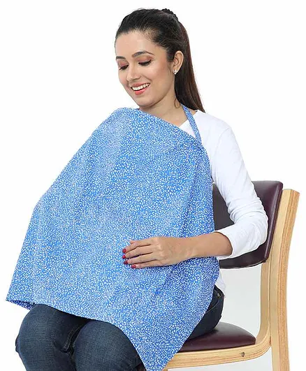 Grandma's Premium Nursing Cover - Blue