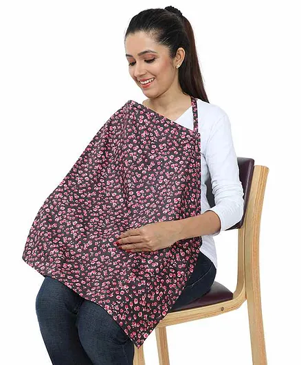 Grandma's Premium Nursing Cover Floral Print - Multicolor