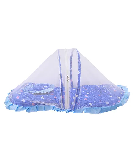 132 Baby Bedding Set With Mosquito Net - Blue