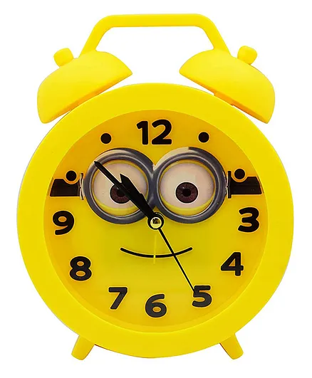 Asera Plastic Alarm Clock - Yellow