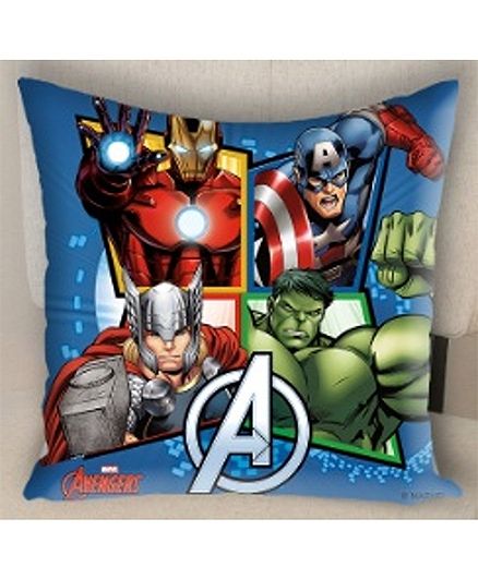 Marvel Athom Trendz Avengers Cushion Cover - Blue MAR-10-3-D52