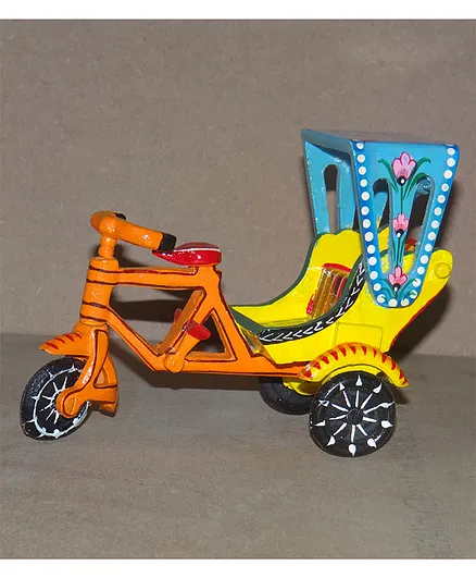 Wooden Lacquerware Decorative Banarasi Rickshaw