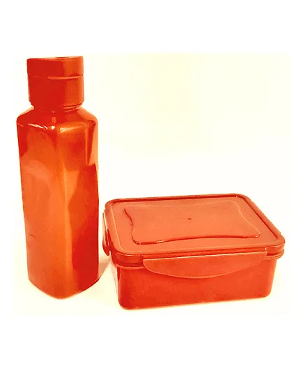 Sterling Lunch Box & Water Bottle Set - Red