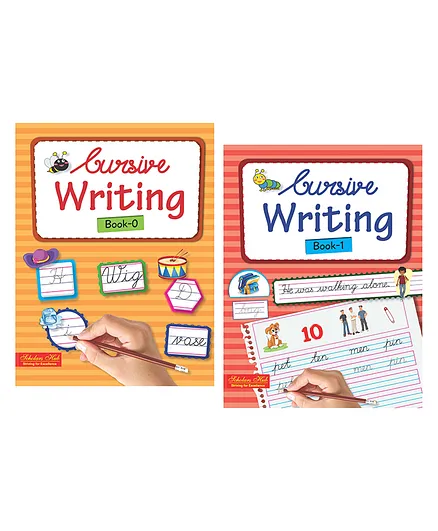Cursive Writing Books 0 and 1 Pack of 2 - English