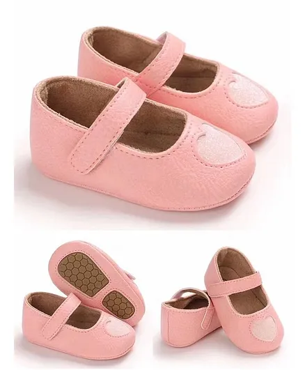 Little Hip Boutique Heart Shaped Booties - Pink