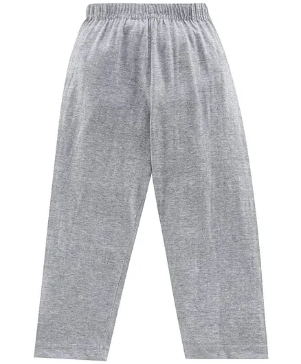 Kiddopanti Full Length Solid Pajama - Grey